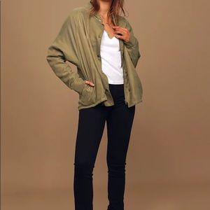 Committed To Comfort Olive Green Utility Jacket